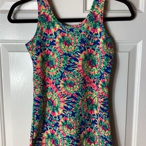 No Boundaries Multicolor/Tie Dye Tank Top Sz M